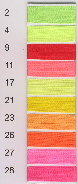 Neonsävylanka